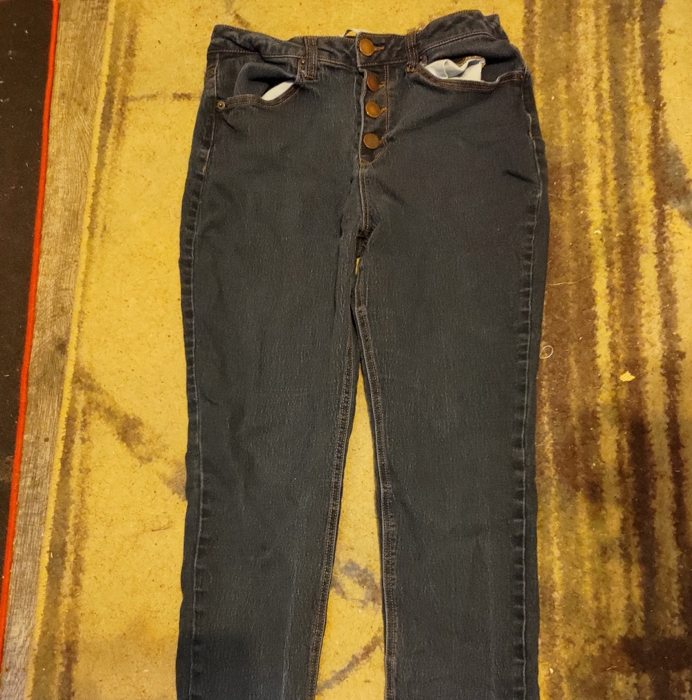 No Boundaries Women's Deep Blue Skinny Jeans